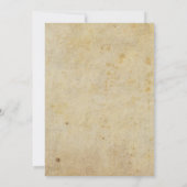 Invitation Fête d'Halloween Vintage pour adultes (Dos)