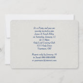 Invitation Fête d'hiver (Dos)