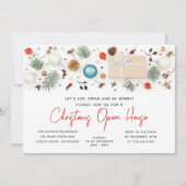 Invitation Fête d'hiver de Noël moderne Open House (Devant)