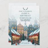 Invitation Fête d'hiver du village (Devant / Derrière)