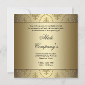 Invitation Fête d'inauguration de la grande ouverture de l'en (Dos)