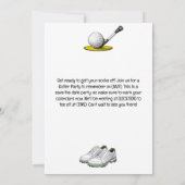 Invitation Fête d'indépendance du 4 juillet Golf  (Dos)