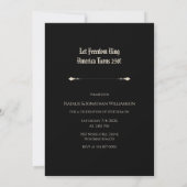 Invitation Fête d'Indépendance du Peuple (Dos)