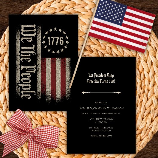 Invitation Fête d'Indépendance du Peuple