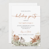 Invitation Fête, Dîner Vacances Invitati (Devant / Derrière)