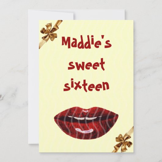 Invitation fête d'invitation (Devant)