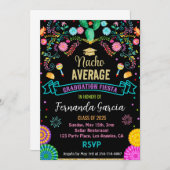 Invitation Fête d'invitation à la finition mexicaine (Devant / Derrière)