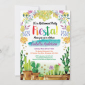 Invitation Fête d'invitation de la partie de retraite avec ca (Devant)