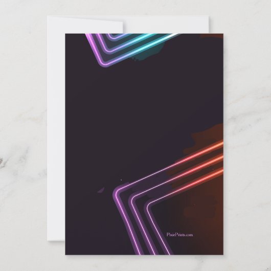 Invitation Fête Disco (Dos)