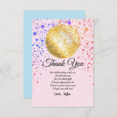 Invitation fête disco soirée dansante 70s boule à facettes do (Devant / Derrière)