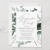 Invitation Fête d'obtention de diplômes de verdure (Devant)