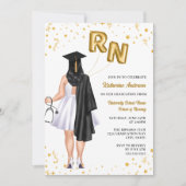 Invitation Fête d'obtention du diplôme d'une école de soins i (Devant)