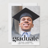 Invitation Fête d'obtention d'un diplôme de photographie mode (Devant)