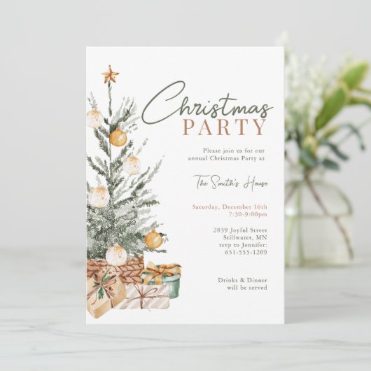 Invitation Fête Dorée (Debout devant)