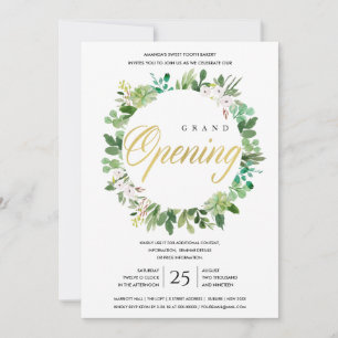 INVITATION FÊTE D'OUVERTURE DE GRAND FOLIAGE DE WREATH FOLIAG