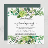 INVITATION FÊTE D'OUVERTURE DE GRAND FOLIAGE DE WREATH FOLIAG (Devant / Derrière)