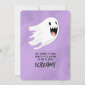 Invitation Fête d'ouverture éffrayante (Dos)