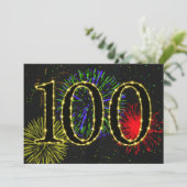 Invitation Fête du 100e anniversaire (Debout devant)