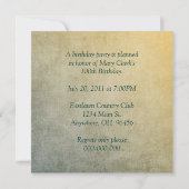 Invitation Fête du 100e anniversaire (Dos)