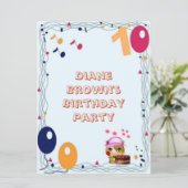 Invitation Fête du 10e anniversaire (Debout devant)