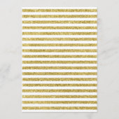 Invitation Fête du 10e Anniversaire de Mariage - Or Blanc (Dos)