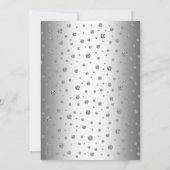Invitation Fête du 10e anniversaire Silver Diamond Surprise (Dos)