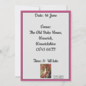 Invitation Fête du 16e anniversaire - Fille Cool (Dos)