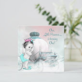 Invitation Fête du 1er anniversaire de la princesse (Debout devant)
