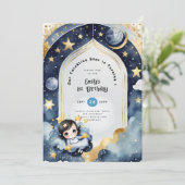 Invitation Fête du 1er ANNIVERSAIRE de Twinkle Little Star, B (Debout devant)