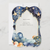 Invitation Fête du 1er ANNIVERSAIRE de Twinkle Little Star, B (Dos)