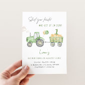 Invitation Fête du 1er anniversaire de votre tracteur