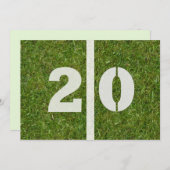 Invitation Fête du 20e anniversaire ! (Devant / Derrière)