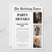 Invitation fête du 20e anniversaire Couverture du journal Pho (Dos)