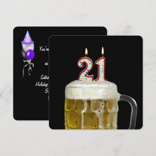 Invitation Fête du 21e anniversaire