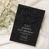 Invitation Fête du 21e anniversaire