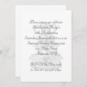 Invitation Fête du 25e anniversaire (Devant / Derrière)