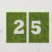 Invitation Fête du 25e anniversaire ! (Devant / Derrière)