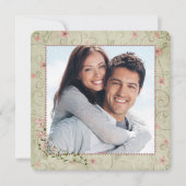 Invitation Fête du 25e anniversaire avec photo (Devant)