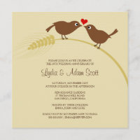 Fête du 25e Anniversaire de Mariage Love Birds