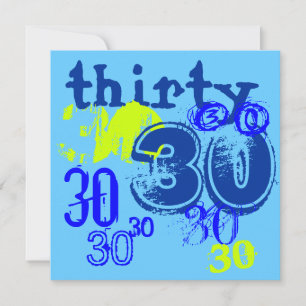 Invitation Fête du 30e anniversaire