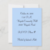 Invitation Fête du 30e anniversaire (Dos)