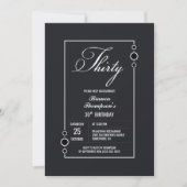 Invitation Fête du 30e anniversaire de Deep Grey (Devant)