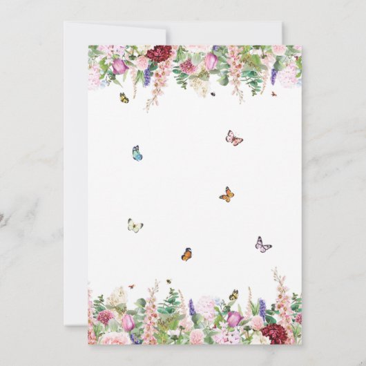 Invitation Fête du 30e anniversaire de Floral (Dos)