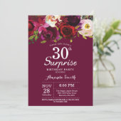 Invitation Fête du 30e anniversaire de la Surprise florale de (Debout devant)