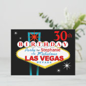 Invitation Fête du 30e anniversaire de Las Vegas (Debout devant)