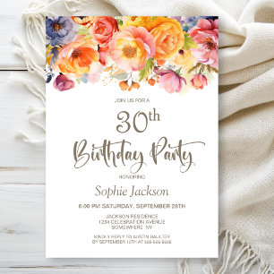 Invitation Fête du 30e anniversaire du Printemps flamboyant
