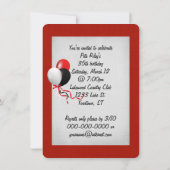 Invitation fête du 35e anniversaire (Dos)