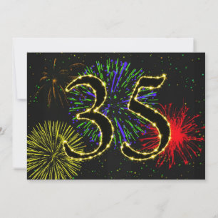 Invitation Fête du 35e anniversaire