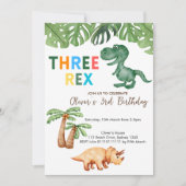 Invitation fête du 3e anniversaire (Devant)