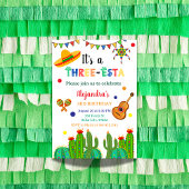 Invitation Fête du 3ème anniversaire de la Fiesta mexicaine t
